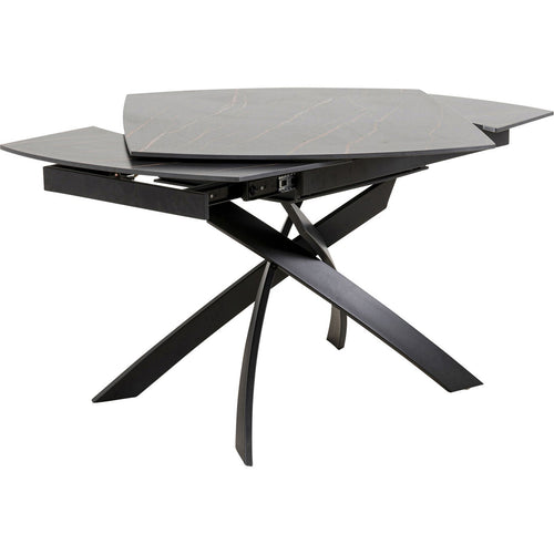 Kare Design Uitschuifbare eettafel Twist 180x90cm zwart