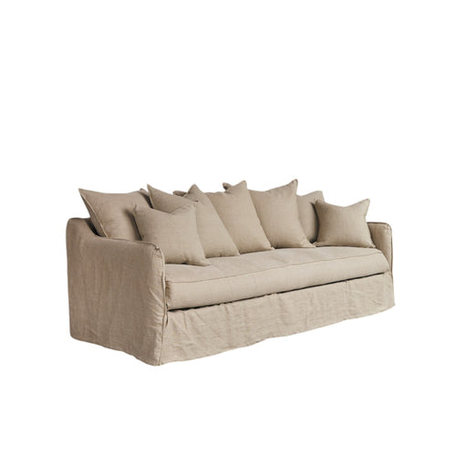 Tikamoon 5-zitsbank van natuurlijk linnen - Naturel - vtwonen shop