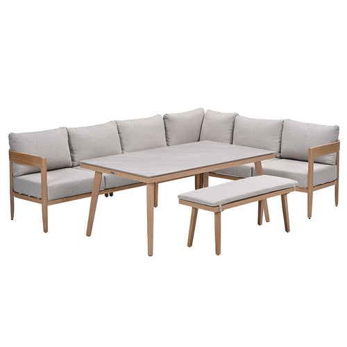 Garden Impressions lounge dining set San Mauro napoli sand - 6-delig