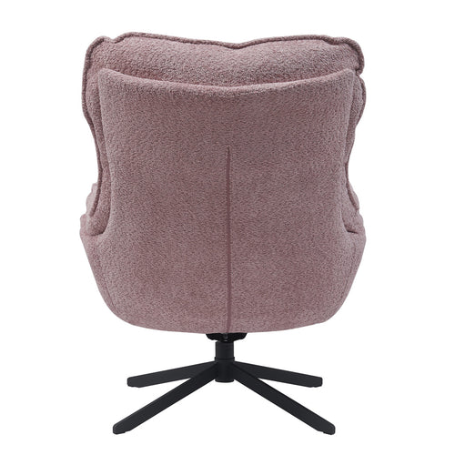 StarFurn Fauteuil Vera - Roze Stof - Draaibaar - 82x95x96,5cm - vtwonen shop