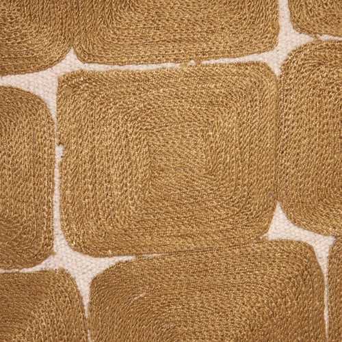 Madura Kussenovertrek Karty natuurlijk goudgeel 40x40 cm