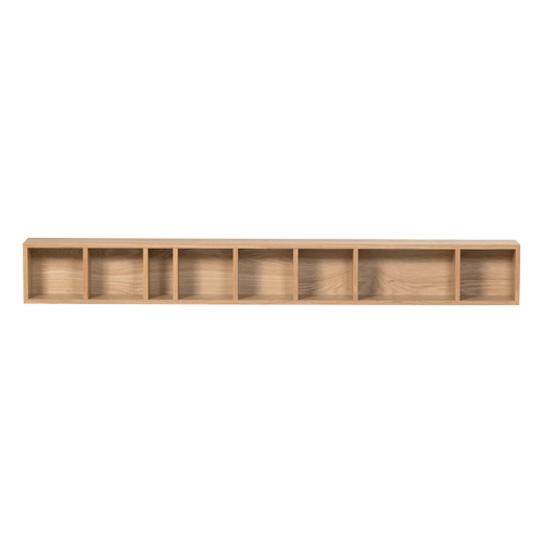 vtwonen Wandkast Show It - MDF - Naturel - 16x130x12