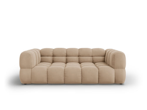Cosmopolitan Design Bank Sky 3-zits, flueel, zand - 102x214x70cm