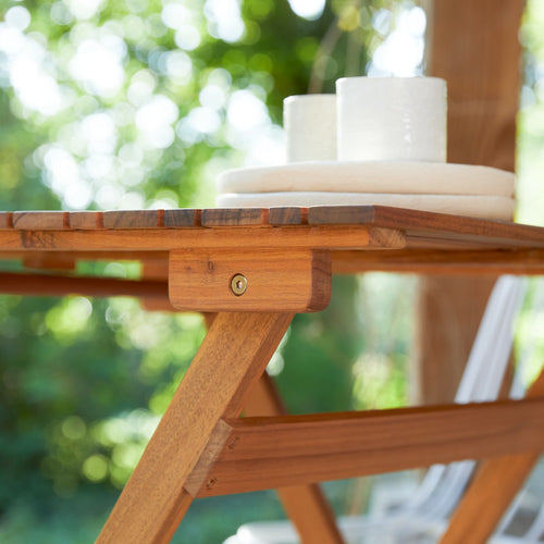 Tikamoon Acaciahouten buitentafel 60 Bistro - Bruin