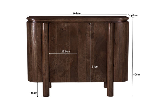 Livingfurn dressoir Salano Brown - 105cm - bruin