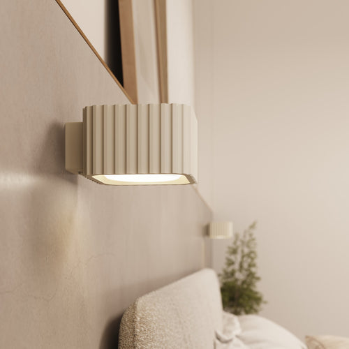 Sollux Lighting Plafondlamp RIFF 1 beige Gx53 - 10x10x6cm