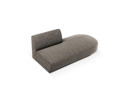 Micadoni Module Miley 2-zits, chenille grijs - 90x158x70cm