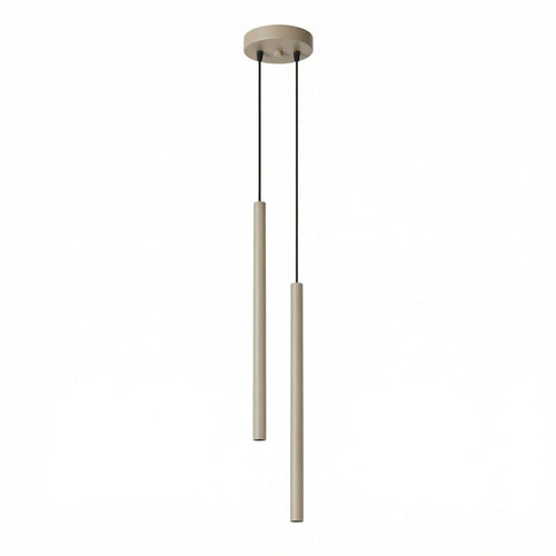 Sollux Lighting Hanglamp PASTELO 2 taupe - 15x15x118cm