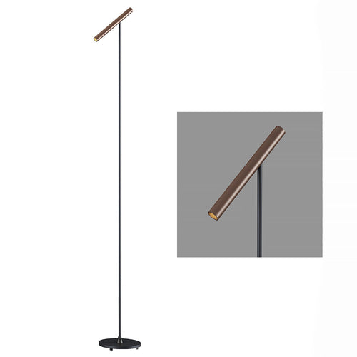 Artdelight vloerlamp Kansas - 1 lichts - 25  x 140   cm - zwart brons - vtwonen shop