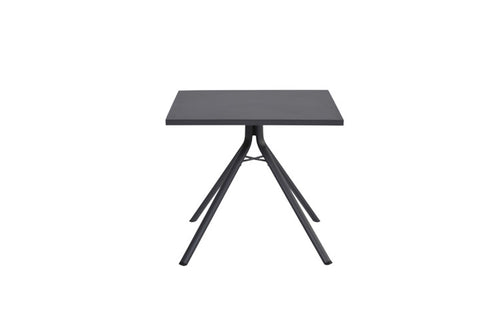 Rimini tafel - 80x80 cm - aluminium - carbon black - vtwonen shop