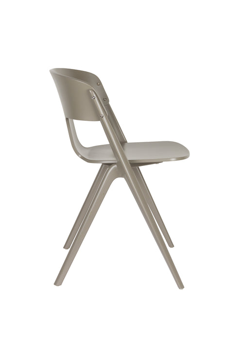 Zuiver Horizon Tuinstoelen stapelbaar Kunststof Taupe - Set van 4 - vtwonen shop