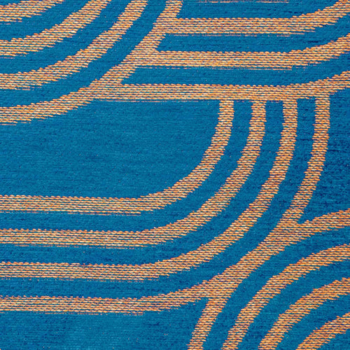 Lola&Moi vloerkleed Night Fever - blauw - 200x280cm
