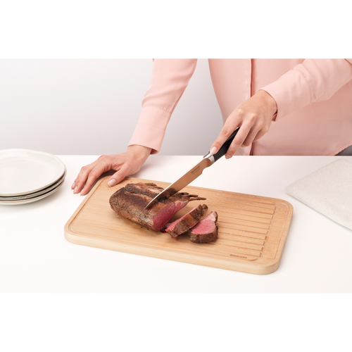Brabantia Profile Houten snijplank voor vlees, large - Beech Wood