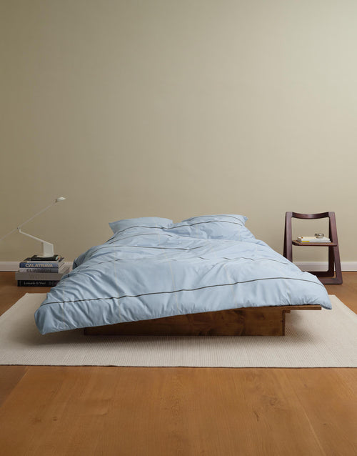 Marc O'Polo Suvie dekbedovertrek - Lits-Jumeaux - 240x200/220 cm - Calm blue