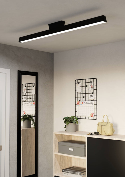 EGLO connect.z smart plafondlamp Simolaris-Z - 122 cm - zwart - rgb  - vtwonen shop