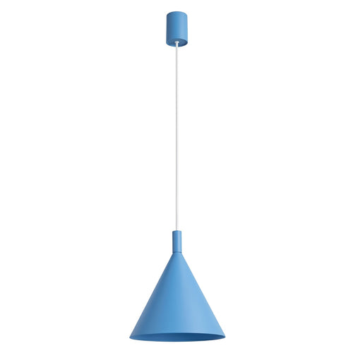 Sollux Lighting Hanglamp NOX 25 lichtblauw - 24,5x24,5x140cm