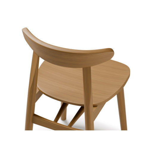 Set van 2 stoelen Elie hout Amerikaans walnoot - 42x47x80cm