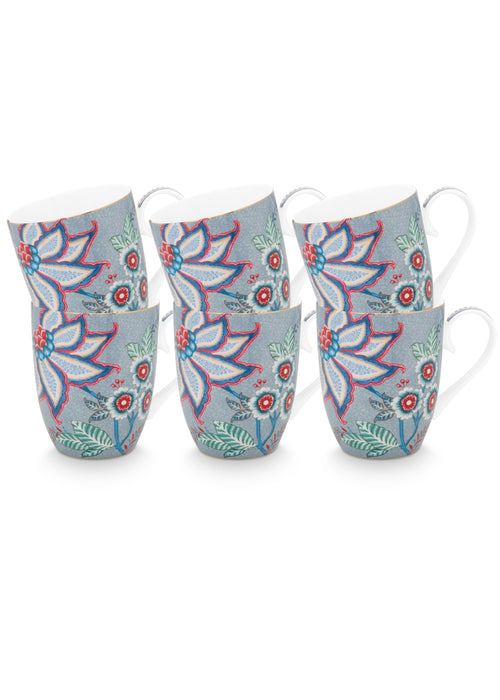 Pip Studio - Flower Festival Mokken - Servies set van 6 - 365ml - vtwonen shop