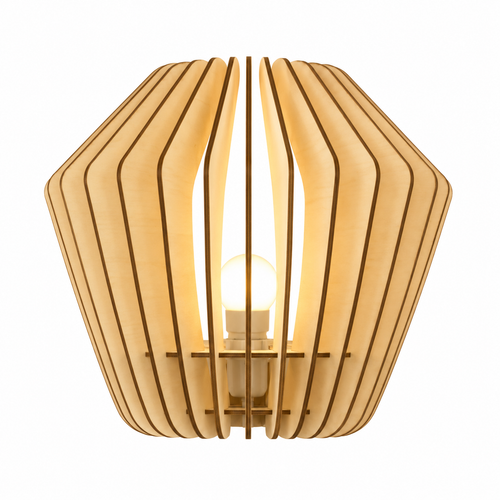 Bomerango Wall Spin houten wandlamp medium