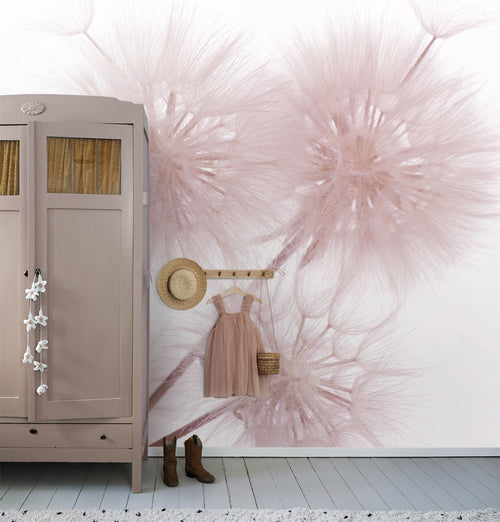 Sanders & Sanders fotobehang bloemen zacht roze - 360 x 270 cm - 600447 - vtwonen shop