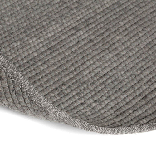 Interieur05 Rond Wollen Vloerkleed Donkergrijs Vik - 200 x 200 cm - vtwonen shop