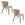 Dutchbone Georgia Eetkamerstoelen Bruin - Set van 2