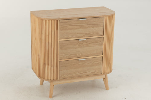 J-Line kast Rond - dennenhout - naturel - large - vtwonen shop