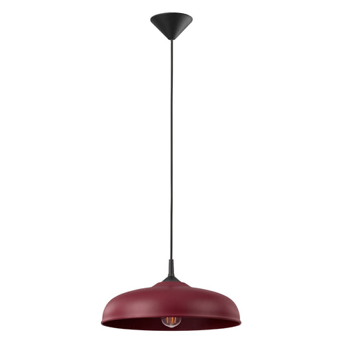 Sollux Lighting Hanglamp GINA bordeaux - 38x38x74cm