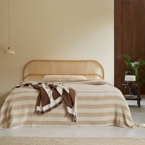 Tikamoon Rotan hoofdbord 200 cm - Naturel - vtwonen shop