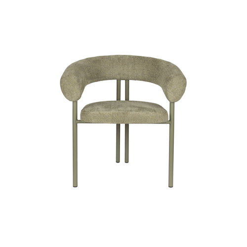 Zuiver Heels Eetkamerstoelen Armleuning Groen - Set van 2