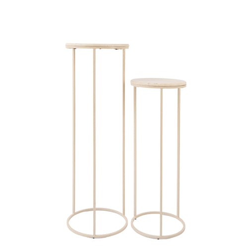 Light & Living zuil Ricardo - bruin - Ø41cm