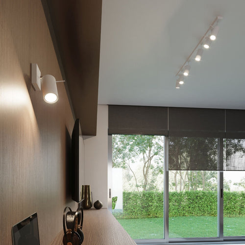 Sollux Lighting Plafondlamp RING 4 wit - 25x25x16cm