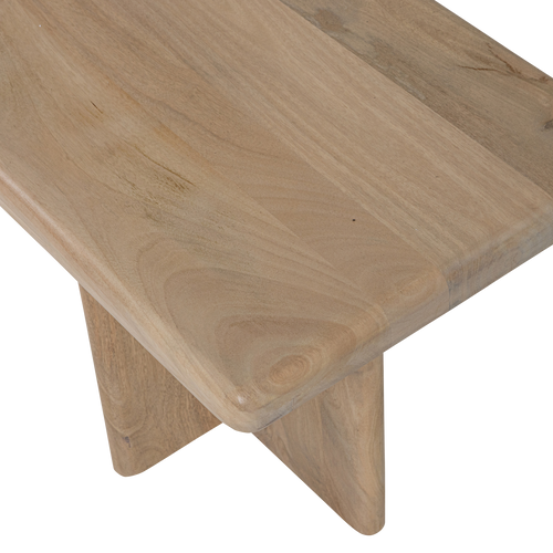 WOOOD eetbankje 220 cm Ato - Mangohout - Naturel - 47x220x45