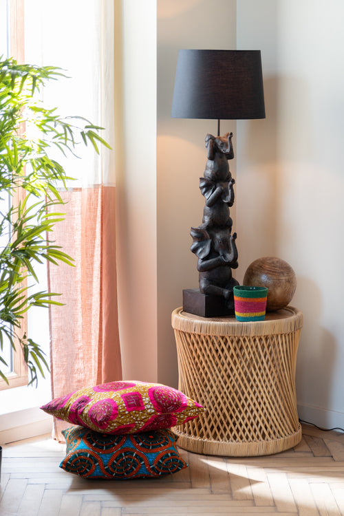 J-Line lamp 3 Olifanten - polyresin - bruin - vtwonen shop