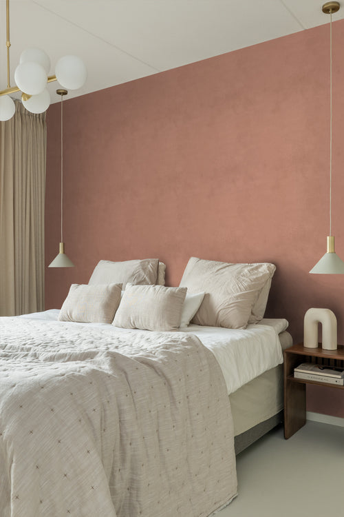 Origin Wallcoverings behang leemstuc terracotta - 50 x 900 cm - 348073