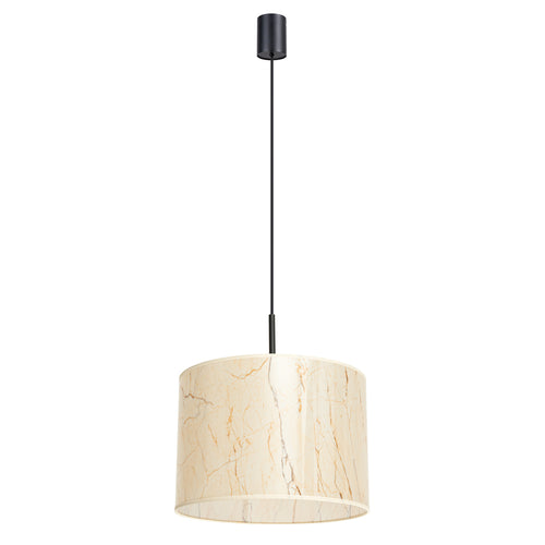 Sollux Lighting Hanglamp NEVIA marmer - 40x40x137cm