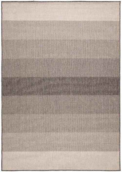 Buiten vloerkleed Boa - Zwart/Wit -  dubbelzijdig - EVA Interior - 200 x 200 cm - vtwonen shop