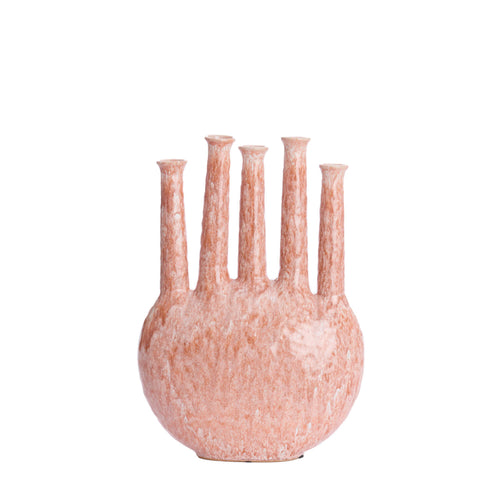 Light & Living vaas BEKAPO - 34x14x48cm - roze