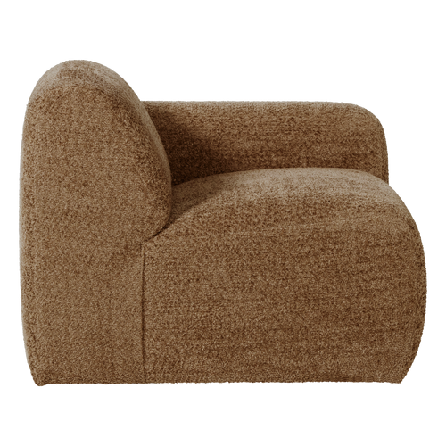 WOOOD 1-zits bank arm rechts Mojo Base - Wollig - Honinggeel - 74x105x97