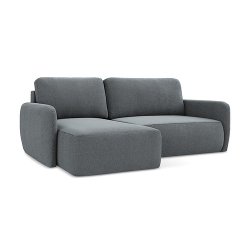 LaMiaSofa hoekbank links Corle - textuurstof - jeans - 207x148x86