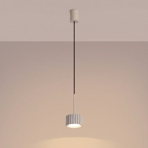Sollux Lighting Hanglamp AURA 1 taupe Gx53 - 10x10x125cm