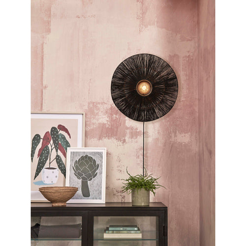 GOOD&MOJO wandlamp Iguazu - zwart - Ø55cm - vtwonen shop