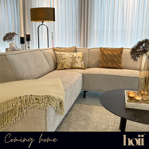 Hoii plaid Annabella - 150x200 cm - Effen kleur - Beige - vtwonen shop