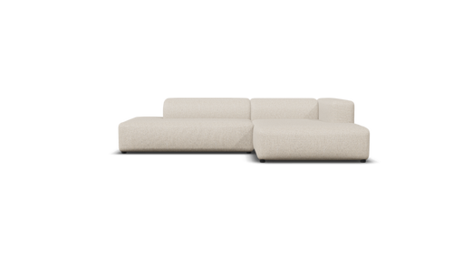 4x6 sofa - modulaire bank X6 prijsset B rechts - beige melange - 288cm - vtwonen shop