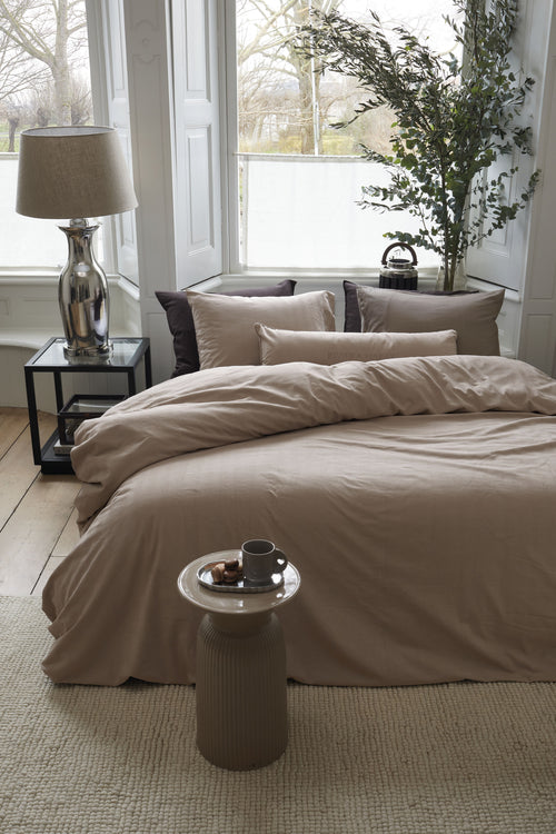 Rivièra Maison  Connor - 140 x 200/220 cm - Zand - vtwonen shop