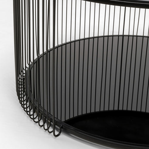 Kare Design Salontafel Wire Double Ø80cm zwart - vtwonen shop