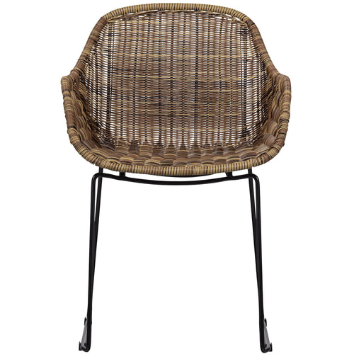 WOOOD Loungestoel Willow - Polyester - Naturel - Set van 2 - vtwonen shop