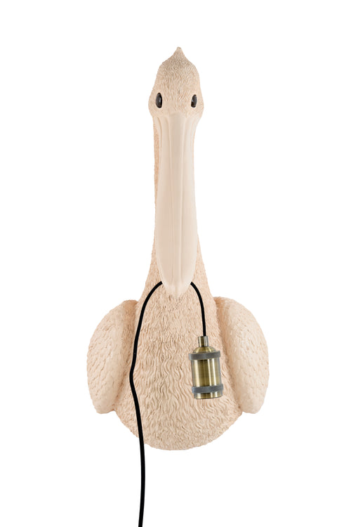Light & Living wandlamp PELICAN - roze - 33x28x63cm