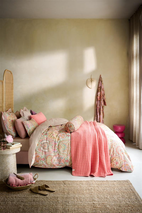 Pip Studio kussensloop Jabali Flower - 60x70 cm - koraalrood - vtwonen shop