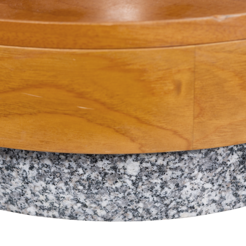 WOOOD parasolvoet Monica - Hout - Naturel - 37xØ49 cm - vtwonen shop